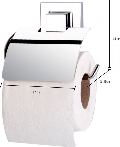 Держатель туалетной бумаги Tekno-tel EasyFIX EF238 самоклеящийся