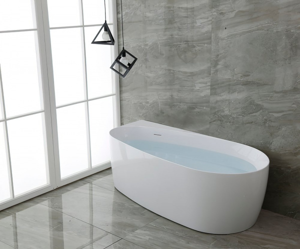Акриловая ванна Allen Brau Priority 2 170x80, белая матовая