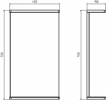 Зеркало ASB-Mebel Марко 40 10719